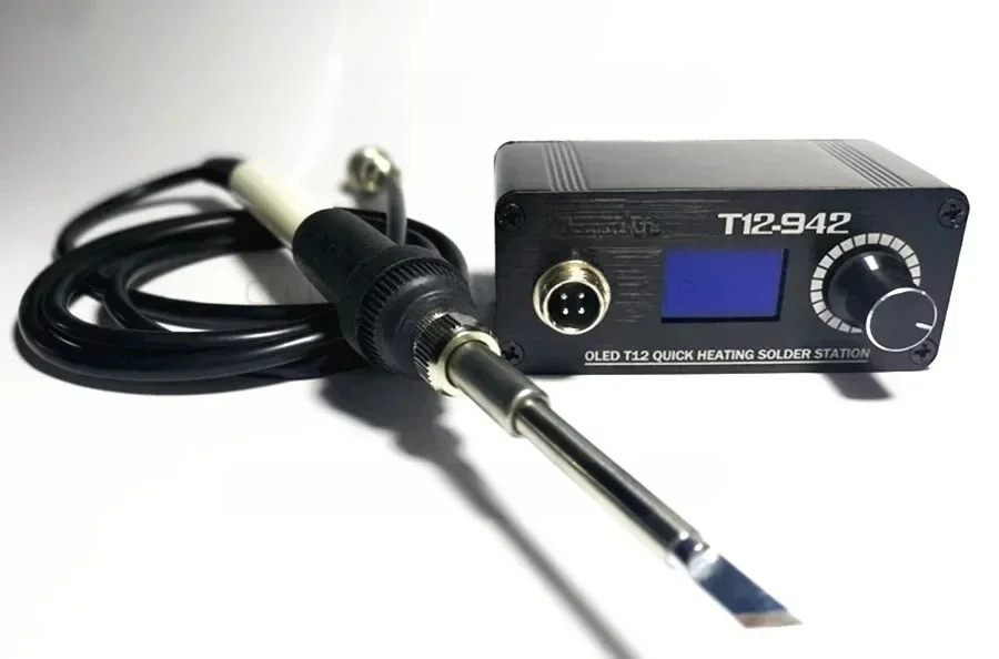 Soldering Station T12 Oled - MINI T12 STC OLED สถานีบัดกรีดิจิตอล 942