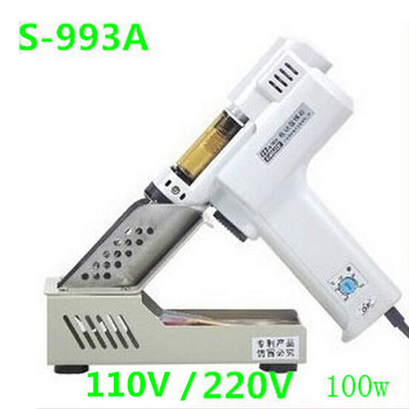 ปั๊มดูดตะกั่วไฟฟ้า S-993A ปืนด - Desoldering Gun Vacuum Electric บทวิจารณ์และราคา