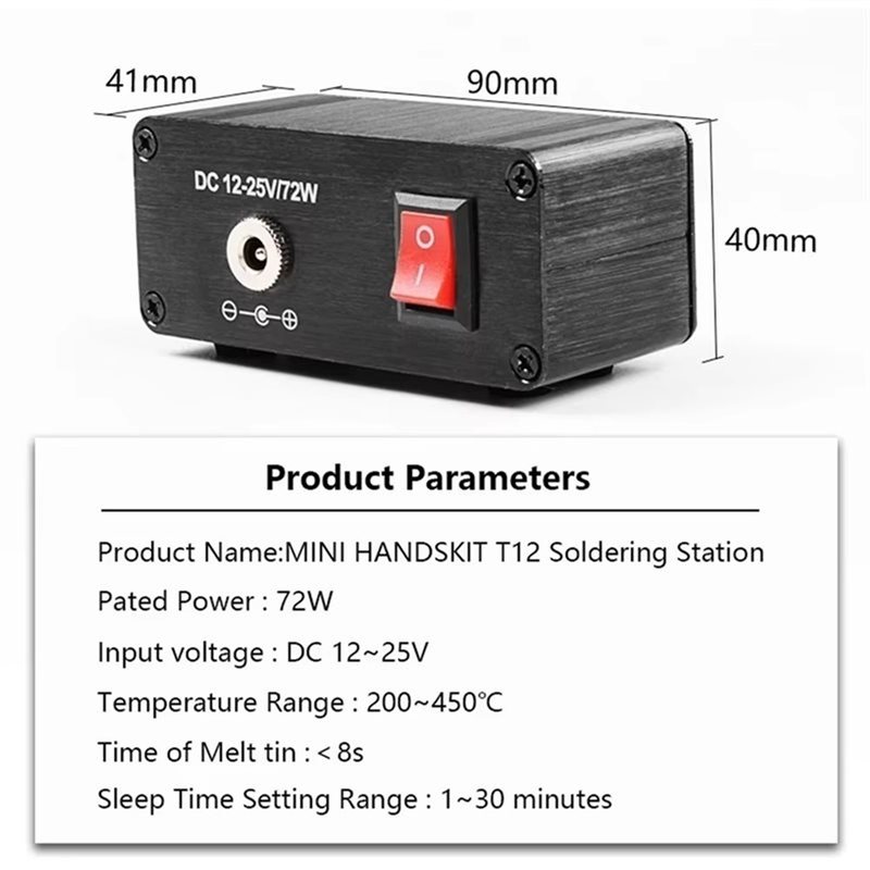 AB11-T12 สำหรับงานซ่อมแซมภายใน - Soldering Station T12 Oled บทวิจารณ์และราคา